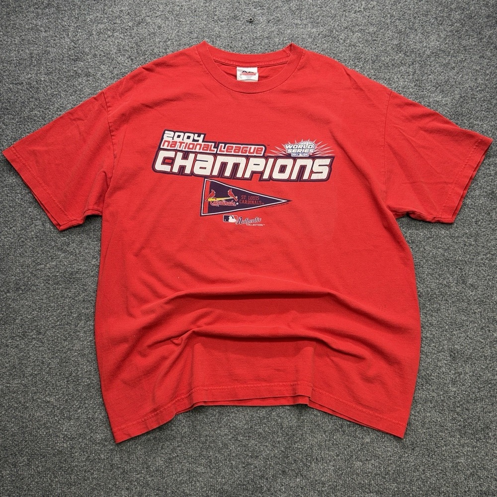 Vintage St Louis Cardinals Triple A National League Champs T Shirt Size Men's XL